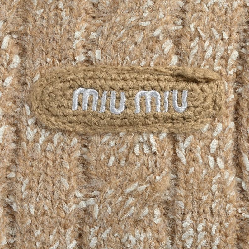 Beige Cable Knit Cardigan view