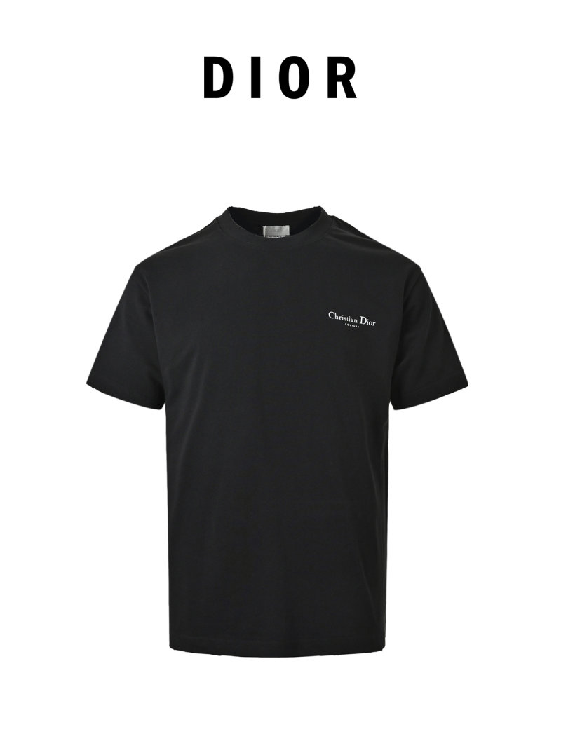Black Short Sleeve T-Shirt with Vintage Chest Print view