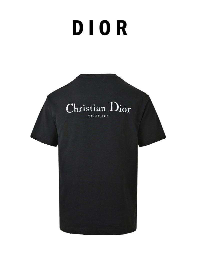 Black Short Sleeve T-Shirt with Vintage Chest Print view