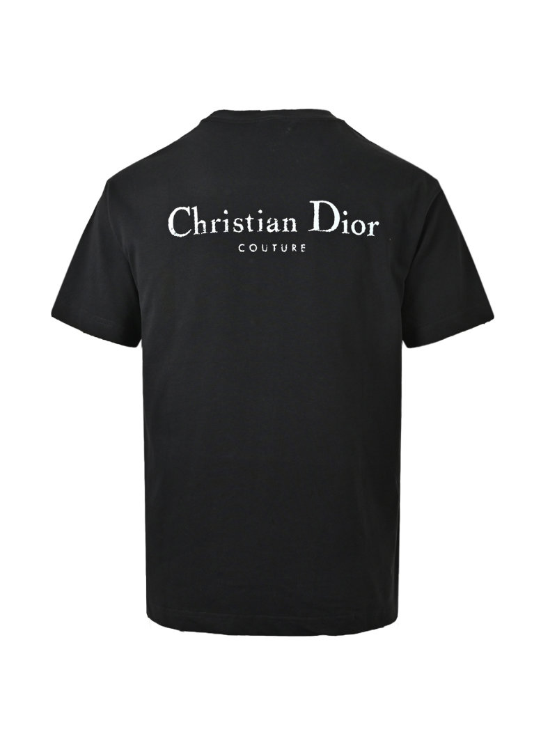 Black Short Sleeve T-Shirt with Vintage Chest Print view