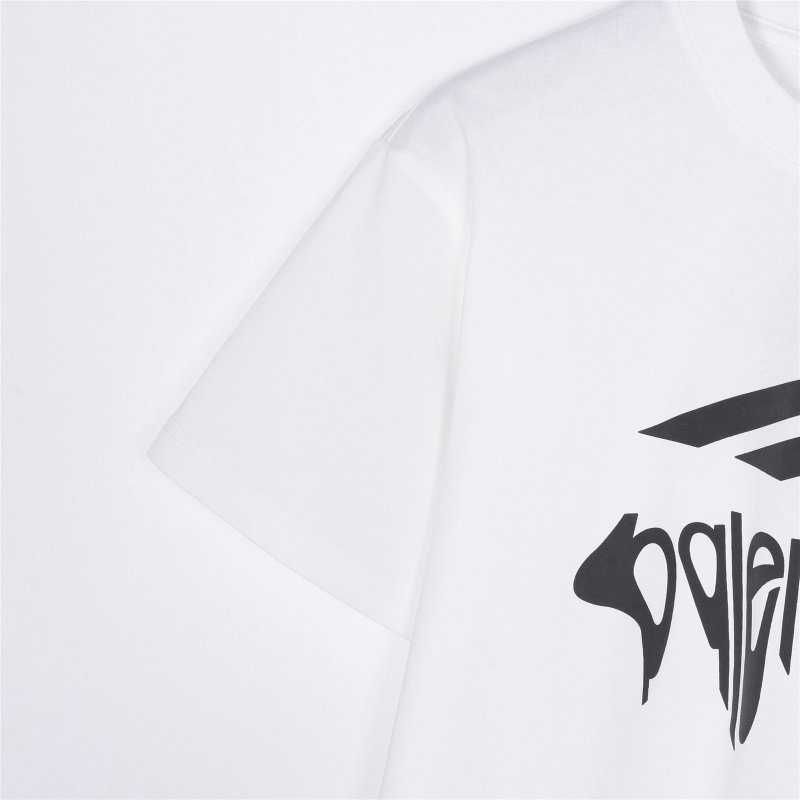 Balenciaga Graffiti Logo White T-Shirt view