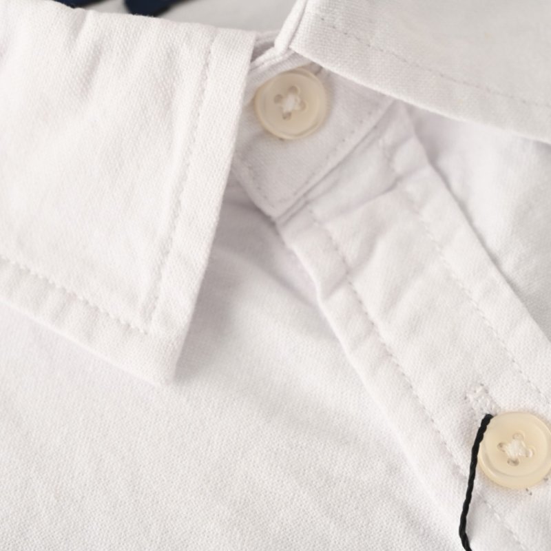 Essentials White Sleeveless Oxford Shirt view
