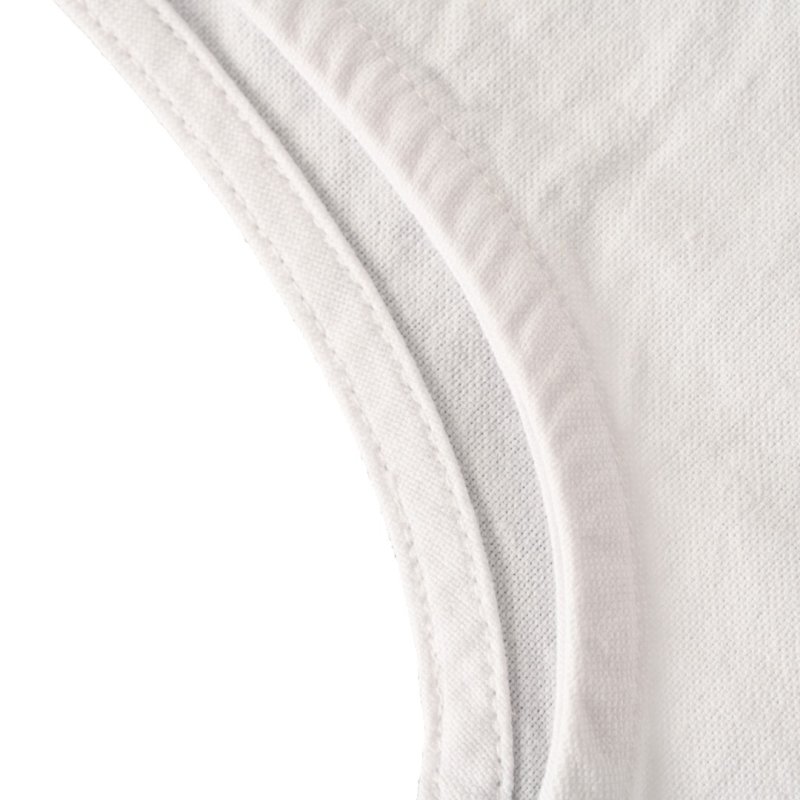 Essentials White Sleeveless Oxford Shirt view