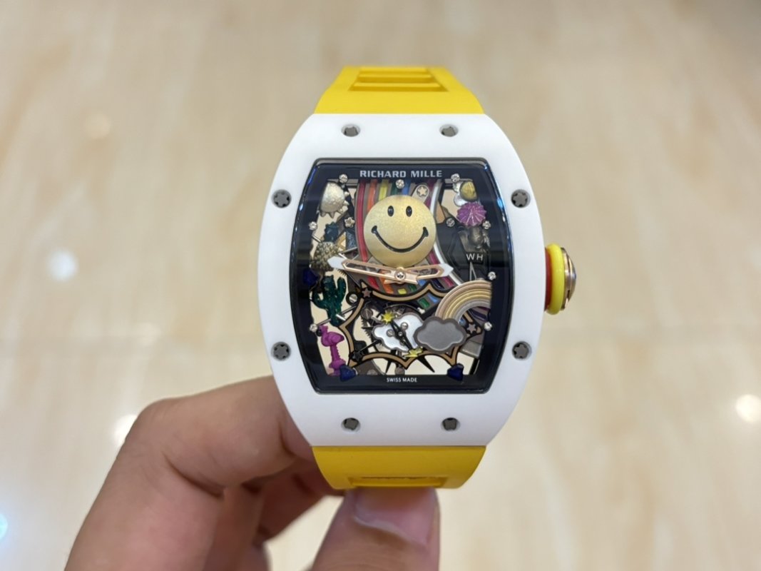 Richard Mille RM 88 Smiley Automatic Tourbillon White Yellow