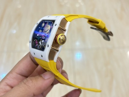 Richard Mille RM 88 Smiley Automatic Tourbillon White Yellow view 3