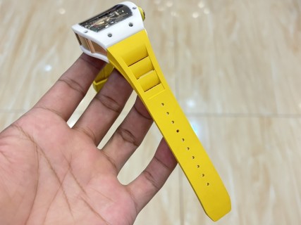 Richard Mille RM 88 Smiley Automatic Tourbillon White Yellow view 4