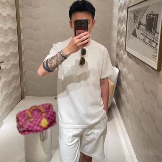 Premium Cream Pocket T-Shirt view 5