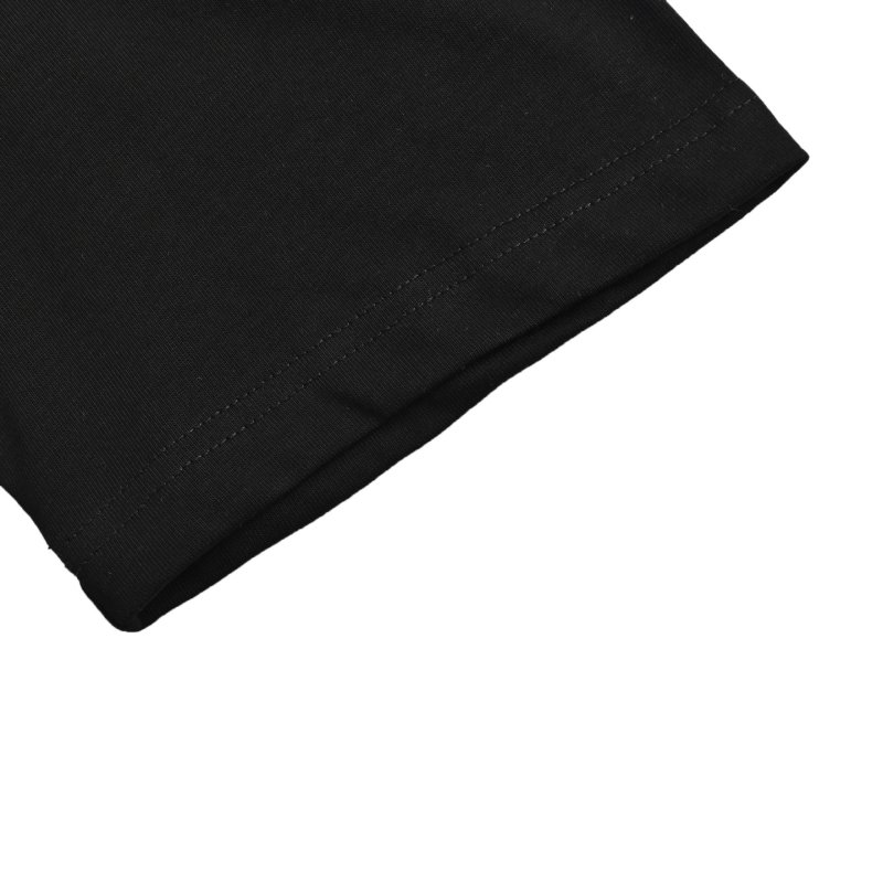 Essentials Black A Logo Short Sleeve T-Shirt view