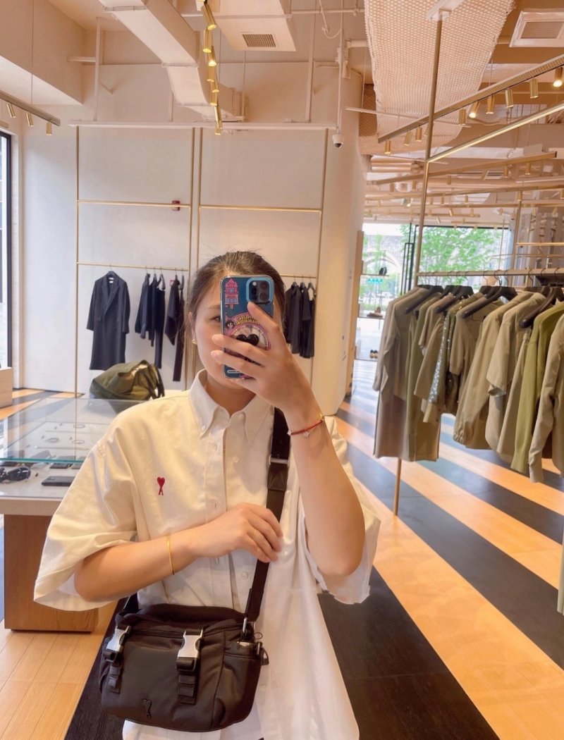 Classic White Oversized Button-Up Shirt view