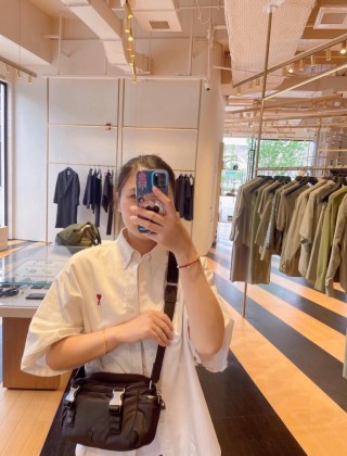 Classic White Oversized Button-Up Shirt view 7