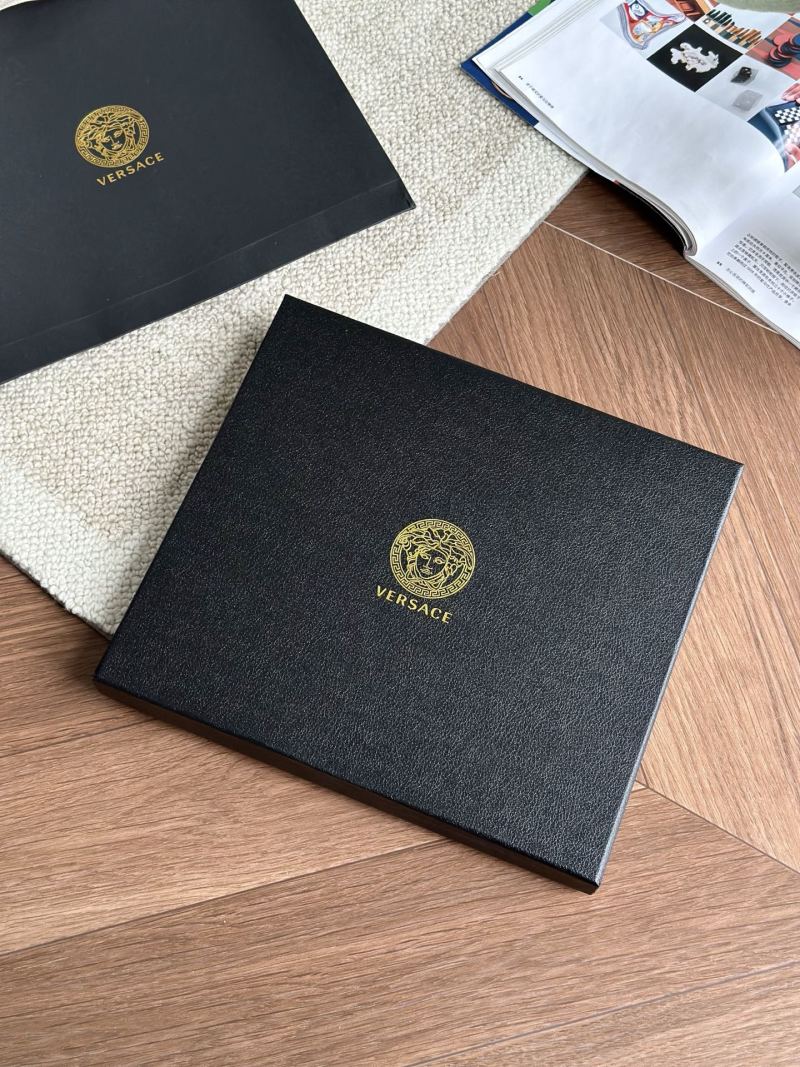 Versace Inspired Notebook & Ballpoint Pen Gift Set Black Gold