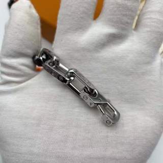 Louis Vuitton Bamboo Segment Chain Belt Orange & Black view 8