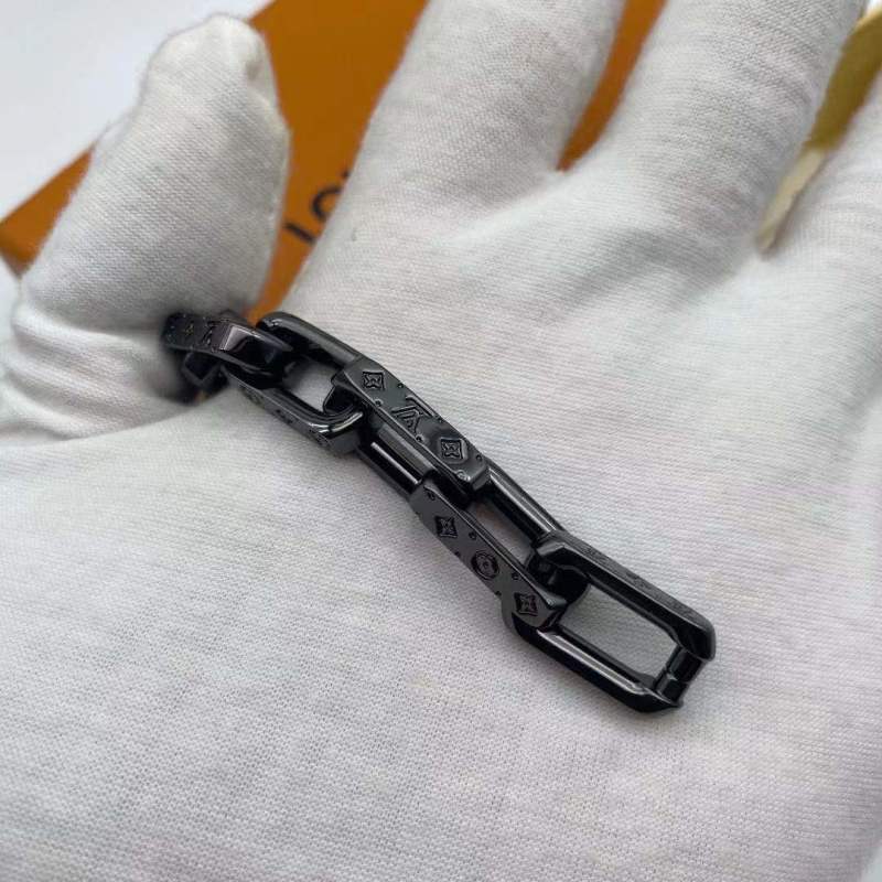 Louis Vuitton Bamboo Segment Chain Belt Orange & Black view