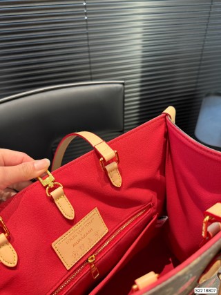 Louis Vuitton OnTheGo Tote Cherry Monogram Canvas view 9