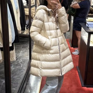 Moncler Cream Puffer Down Jacket view 5