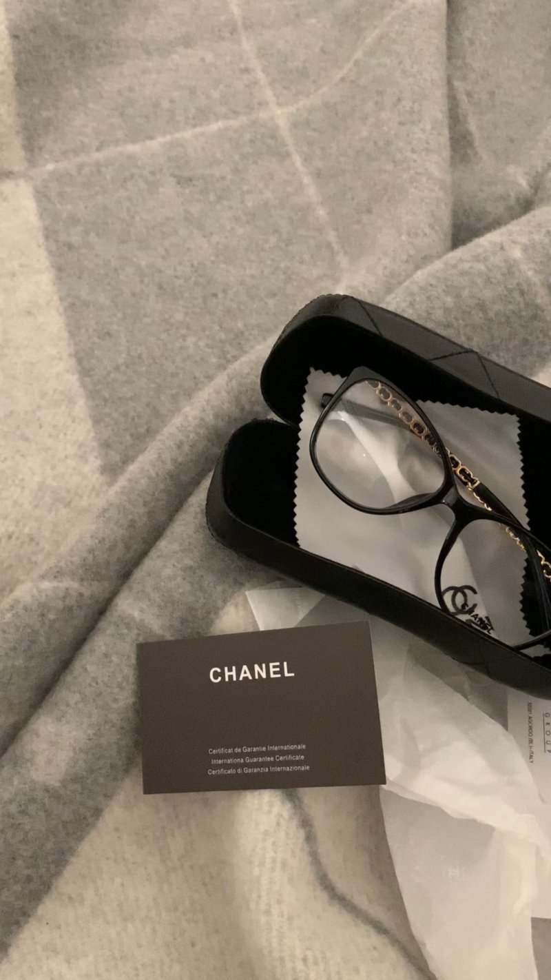 Chanel Black Blue Light Filtering Eyeglasses