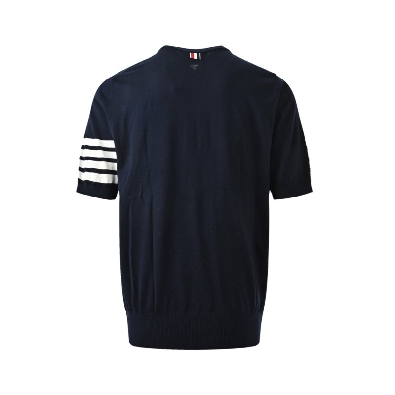 Navy Striped Sleeve T-Shirt view
