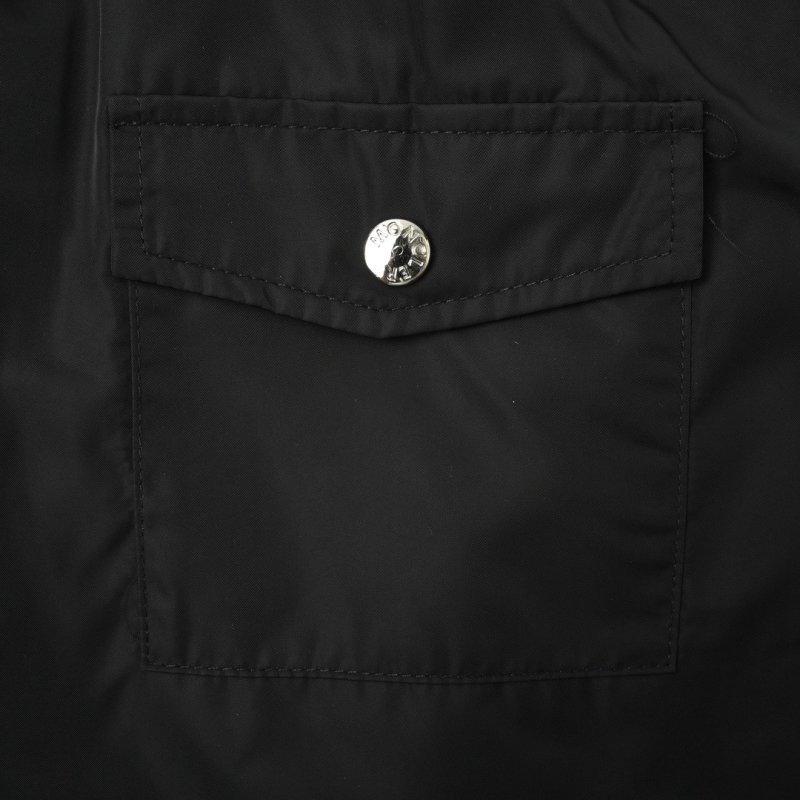 Moncler Black Shorts with Striped Side Tape view