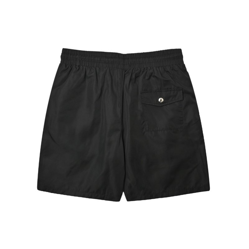 Moncler Black Shorts with Striped Side Tape view