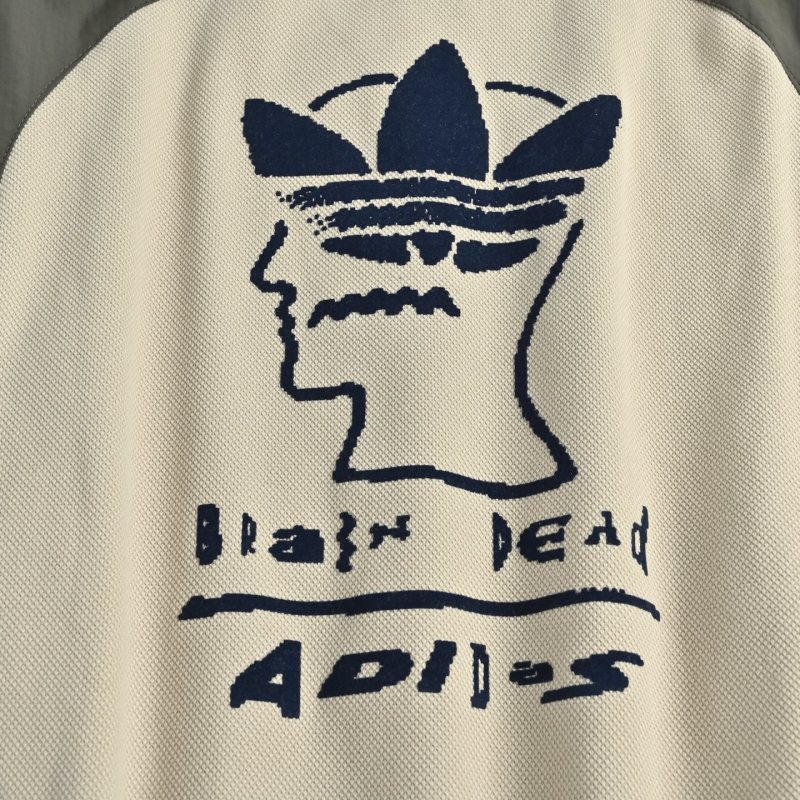Adidas Colorblock Hoodie Navy White view