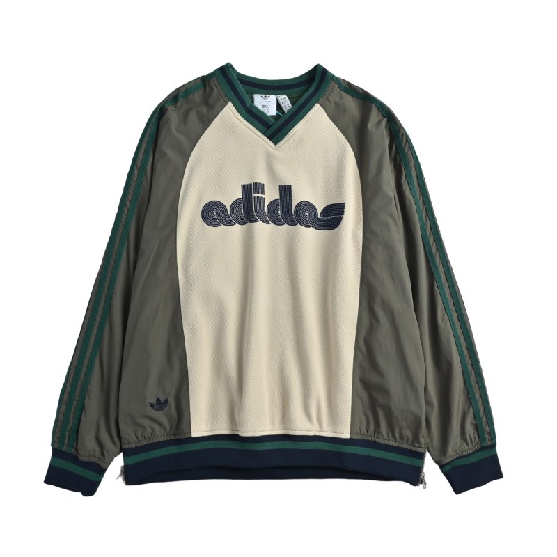 Adidas Colorblock Hoodie Navy White view