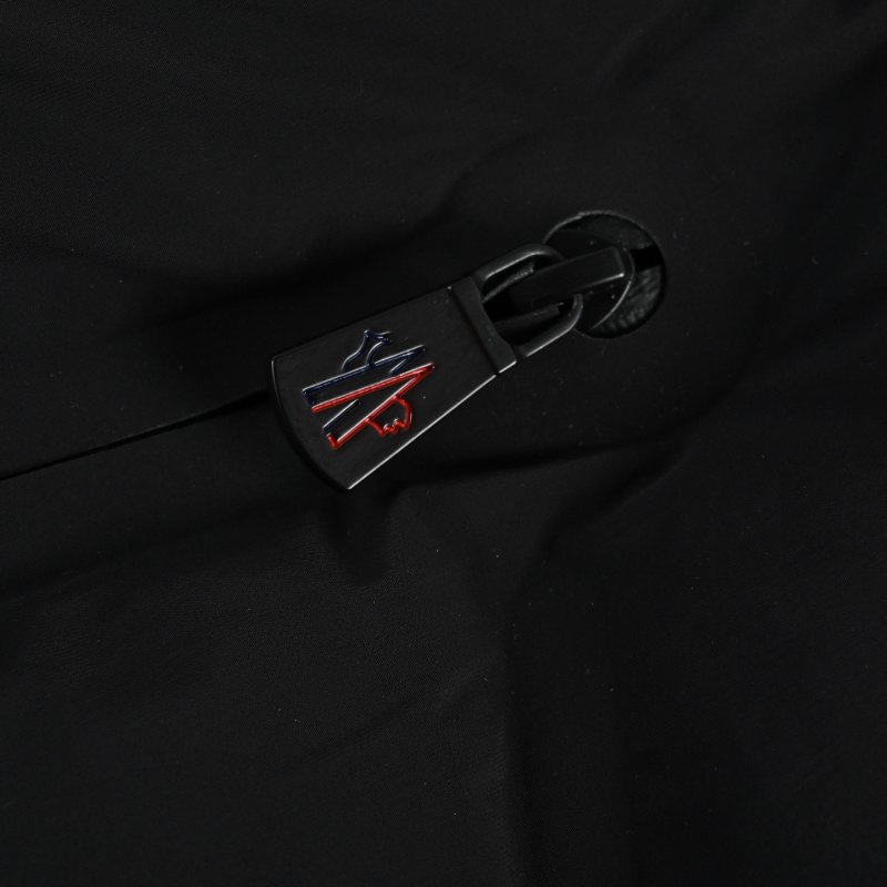 Black Puffer Down Jacket with Hood view