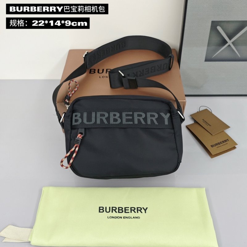 Burberry Black Nylon Camera Bag