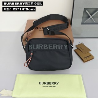Burberry Black Nylon Camera Bag