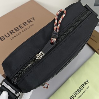 Burberry Black Nylon Camera Bag view 5