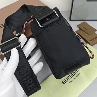 Burberry Black Nylon Camera Bag view 7