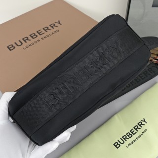 Burberry Black Nylon Camera Bag view 8