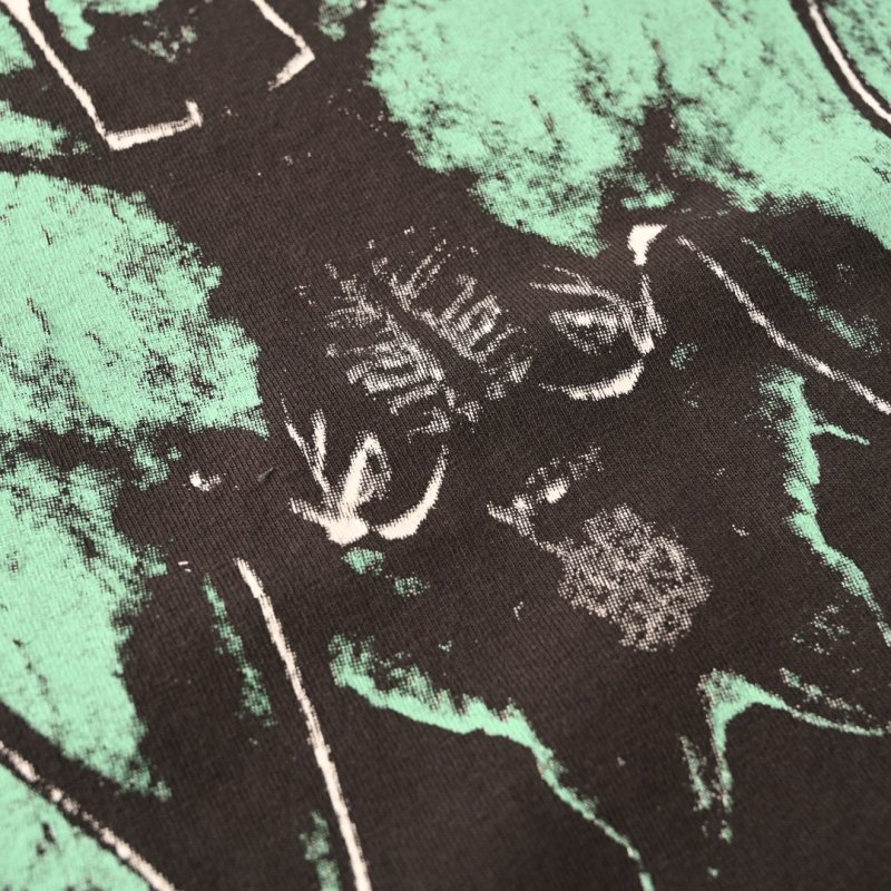 Oversized Graphic Print Short Sleeve T-Shirt Black view