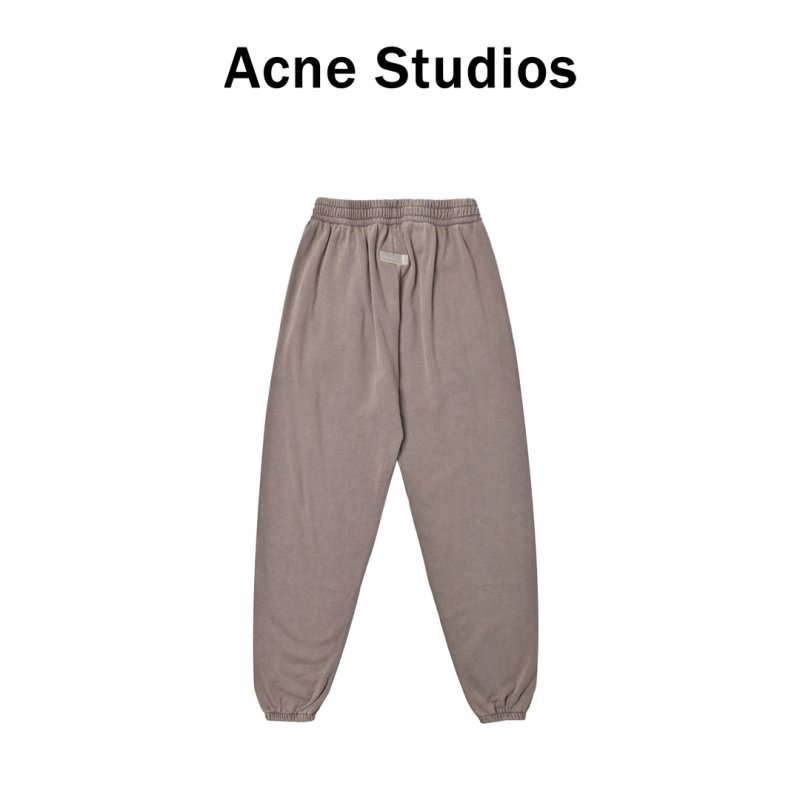 Wide-Leg Relaxed Fit Trousers Beige view