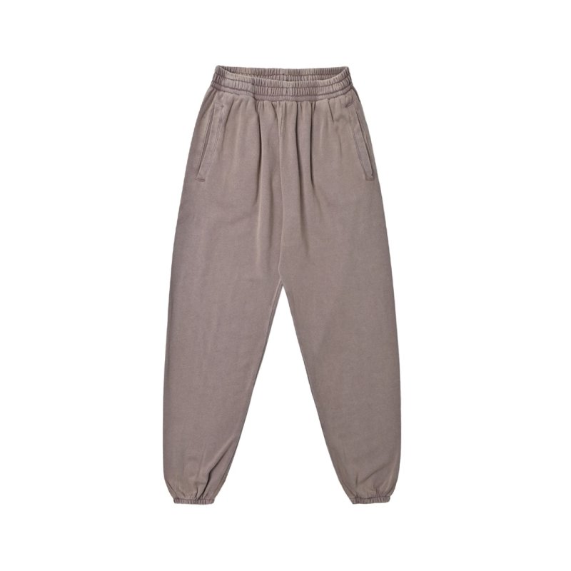 Wide-Leg Relaxed Fit Trousers Beige view