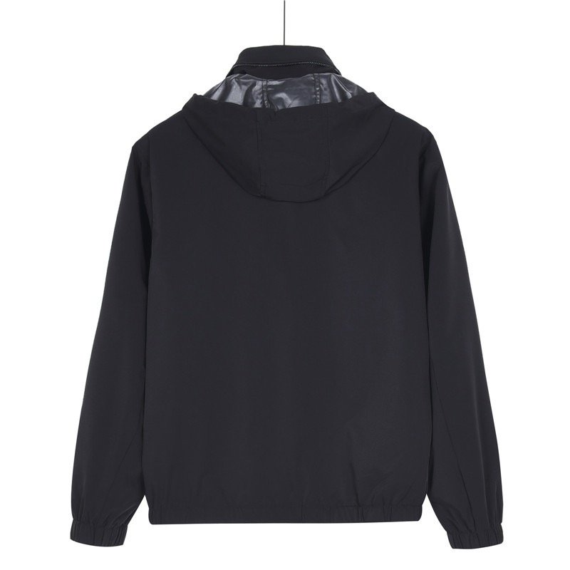Stone Island Black Zip Hoodie Jacket view