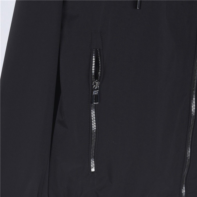 Stone Island Black Zip Hoodie Jacket view