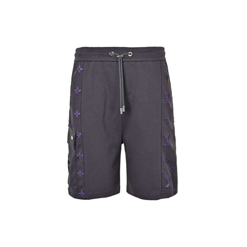 Louis Vuitton Monogram Shorts Black Purple view
