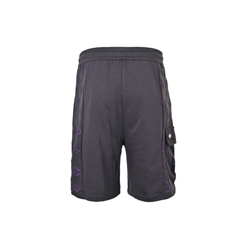 Louis Vuitton Monogram Shorts Black Purple view