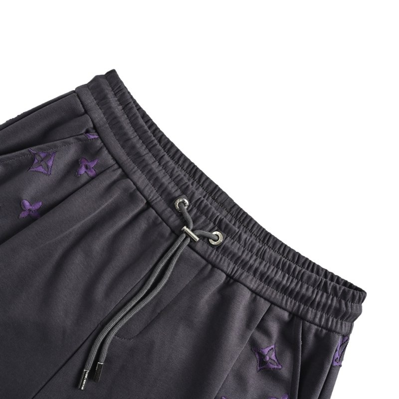 Louis Vuitton Monogram Shorts Black Purple view