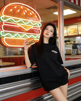 WetDone Black Short Sleeve T-Shirt view 4