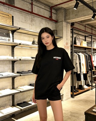 WetDone Black Short Sleeve T-Shirt view 6