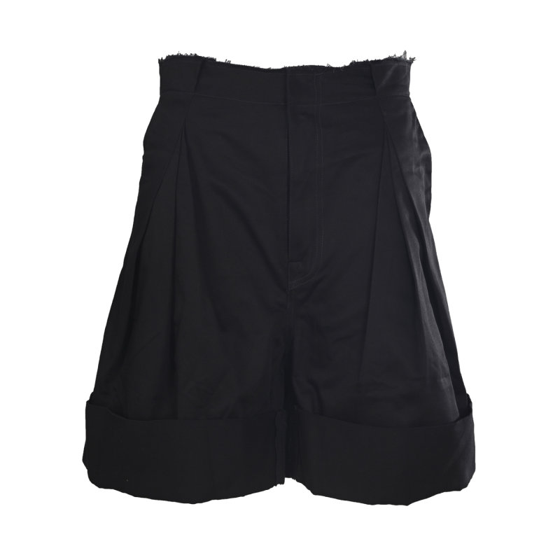 Black Relaxed Fit Shorts view
