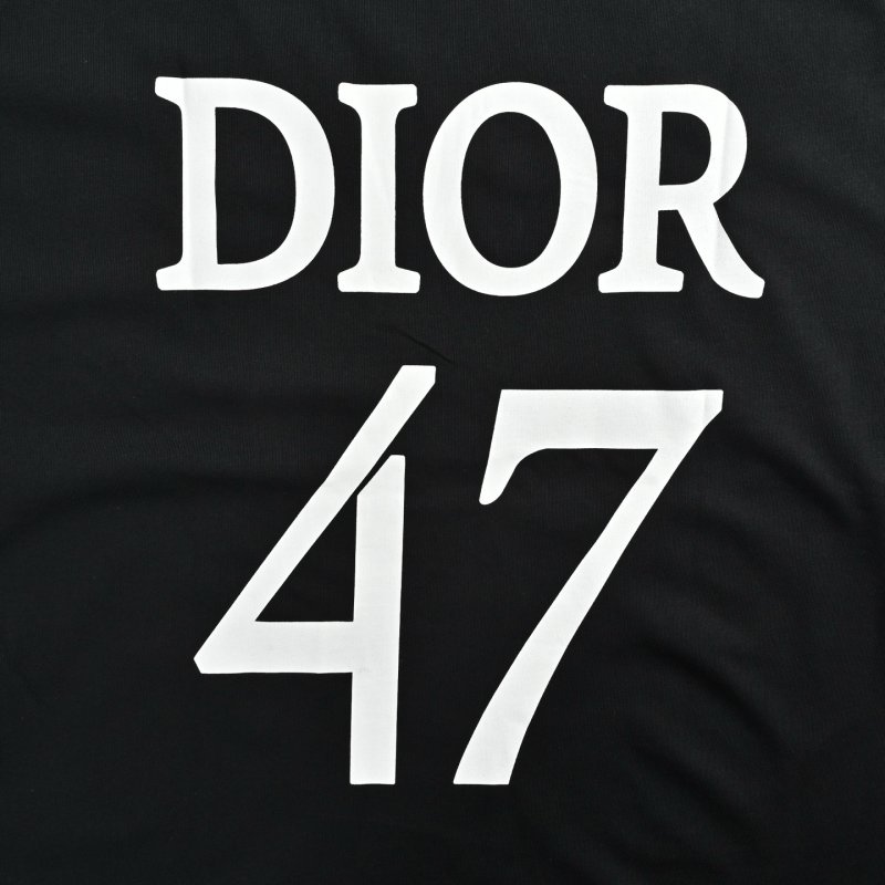 Dior Black Striped Short Sleeve T-Shirt view