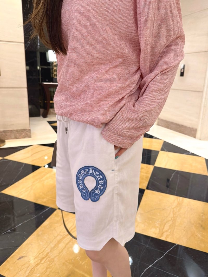Chrome Hearts White Logo Shorts view