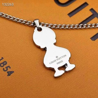 Louis Vuitton Duck Pendant Necklace - Green/Orange view 8