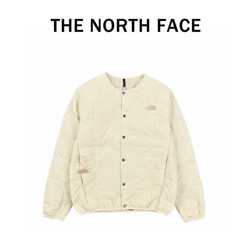 The North Face Cream Puffer Jacket view
