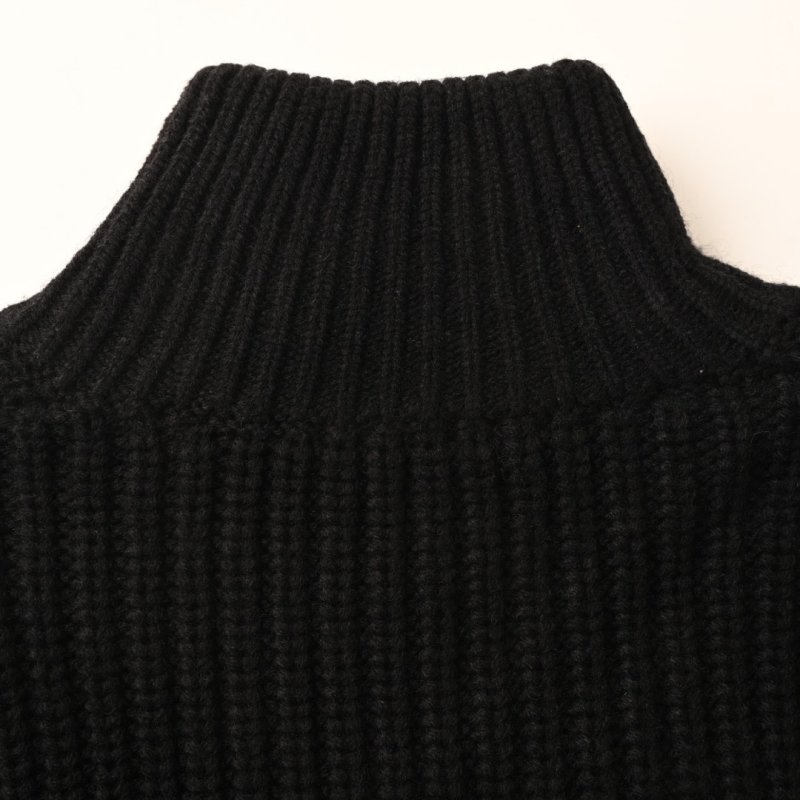 Prada Black Hybrid Knit Zip Jacket view