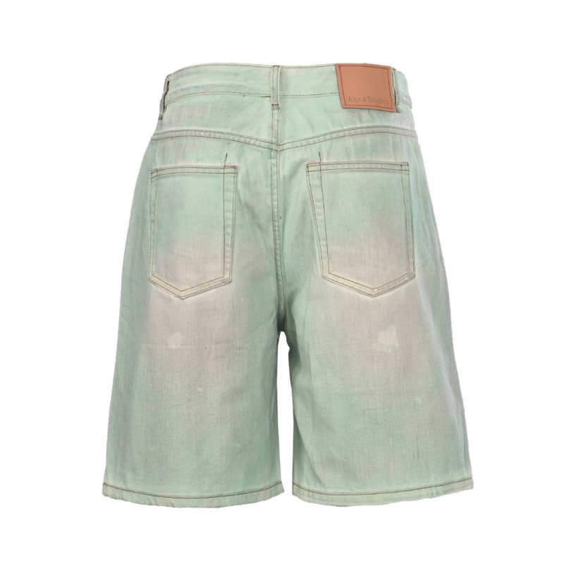 Essentials Women's Mint Green Denim Shorts view