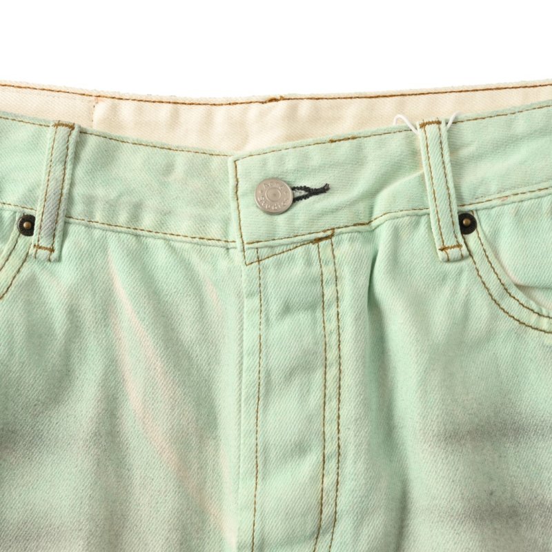 Essentials Women's Mint Green Denim Shorts view