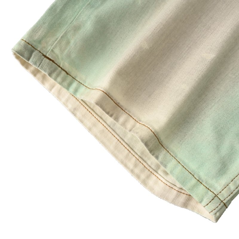 Essentials Women's Mint Green Denim Shorts view